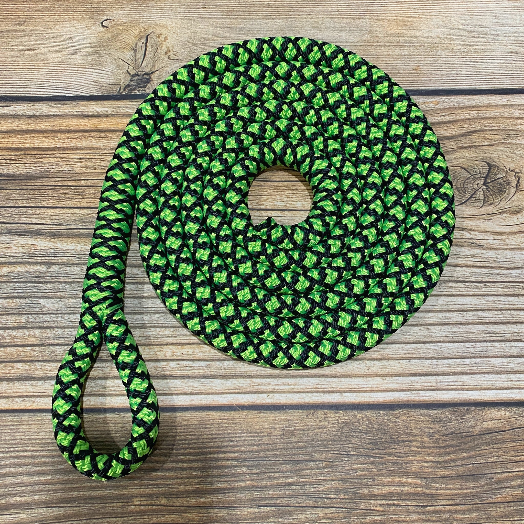 8' Lime Green Lattice Lead Rope