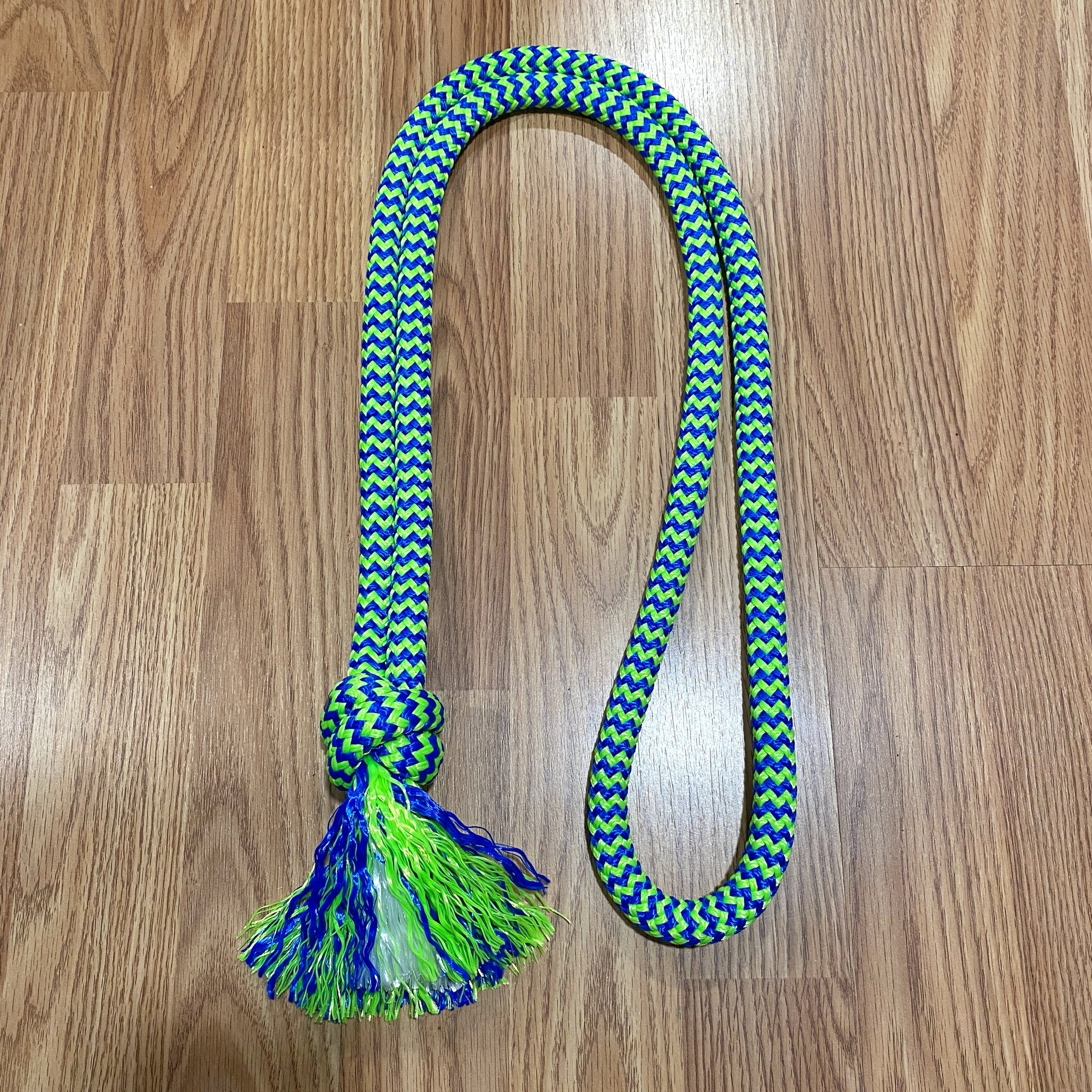 Lime Green/Electric Blue Neck Rope - Draft Size 66"