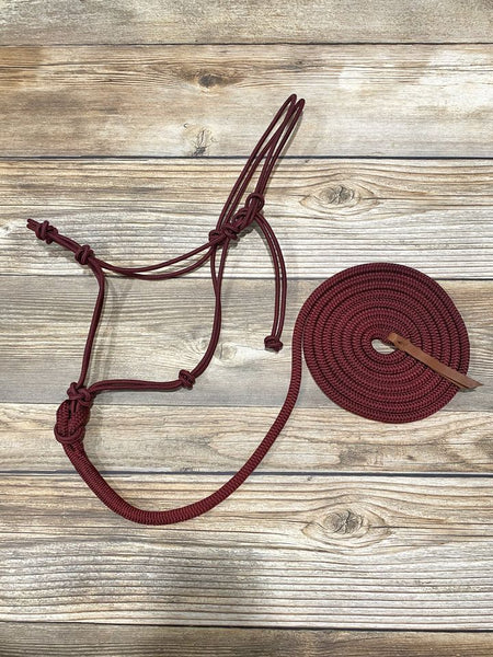 Rope Halter & 12' Lead Rope Set