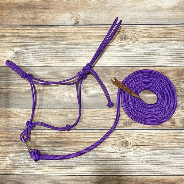 Rope Halter & 12' Lead Rope Set