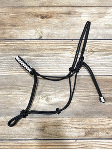 2 Knot Yacht Rope Clinician Halter Braided Noseband