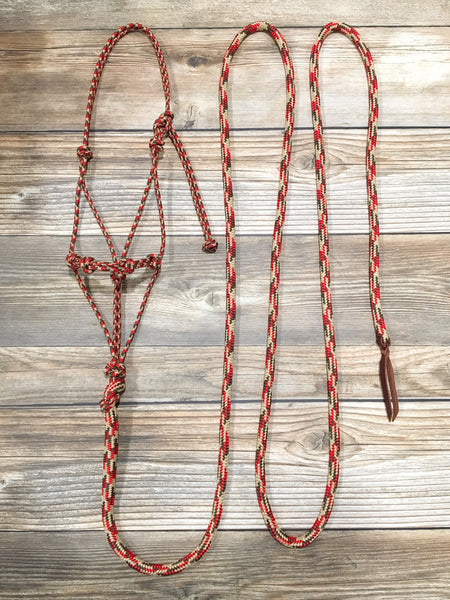 Rope Halter & 12' Lead Rope Set