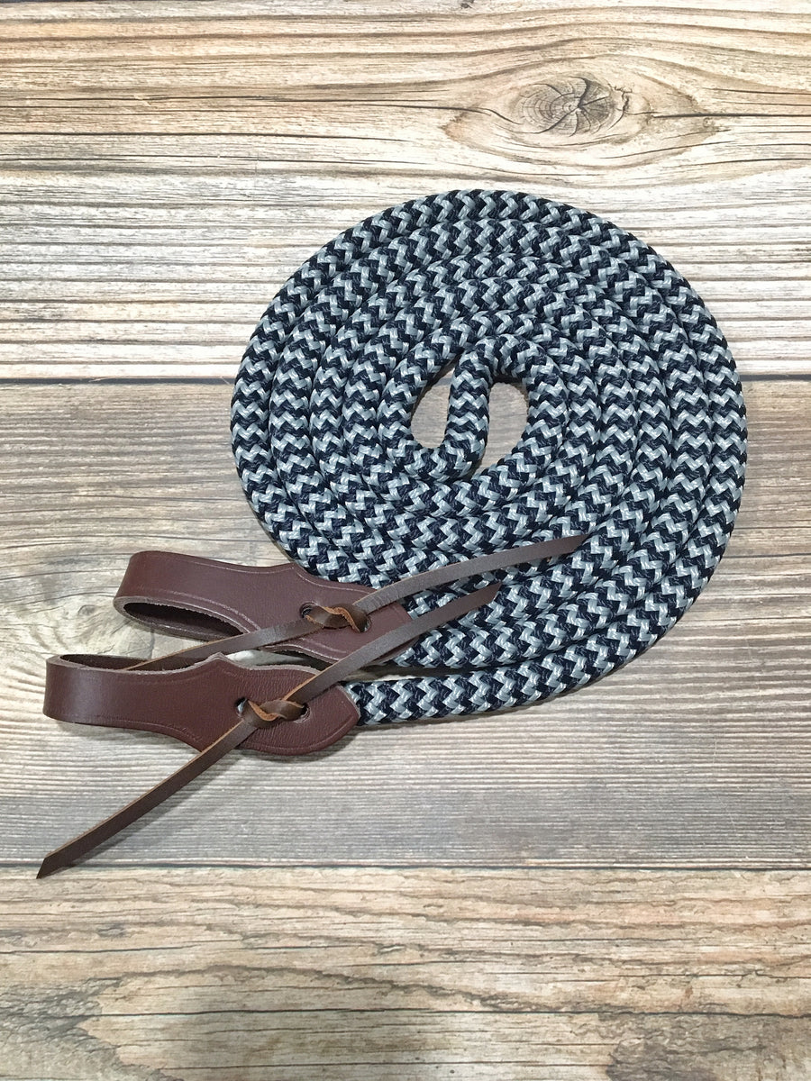 Yacht Rope Loop Reins with Plain Water Loops – Counter Canter Designs