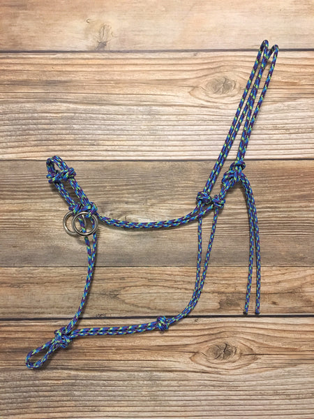 Yacht rope sidepull halter