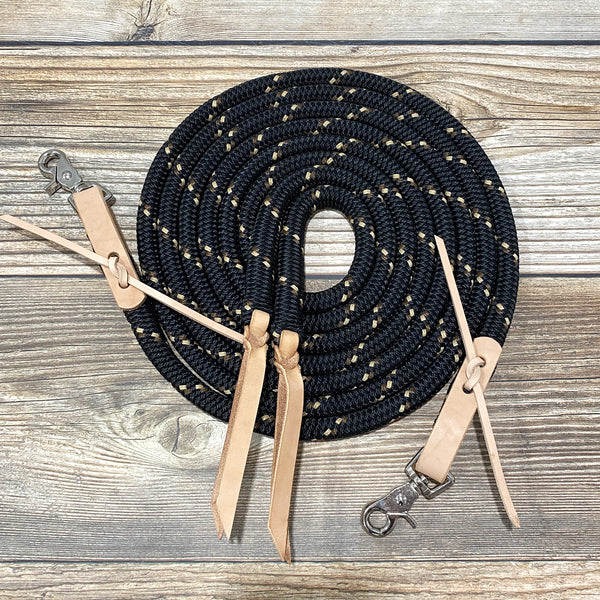 Yacht rope split reins