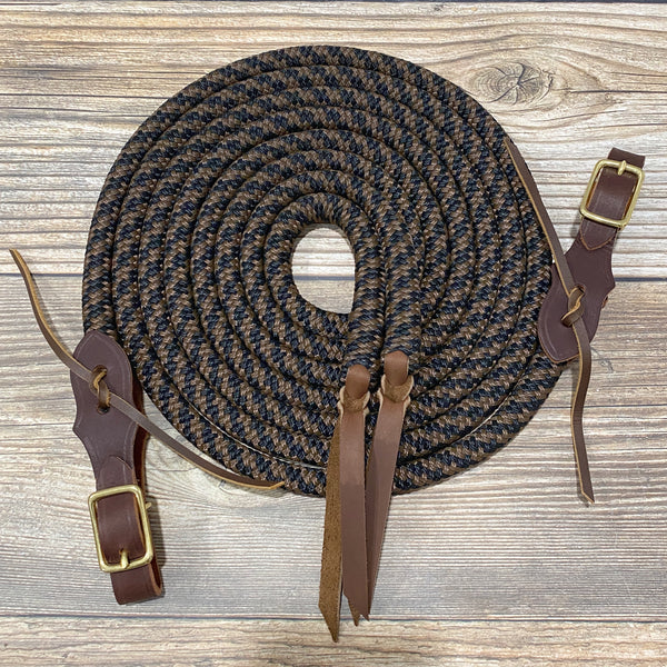 Split Reins with Quick Change Slobber Straps