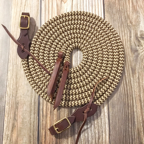 Split Reins with Quick Change Slobber Straps