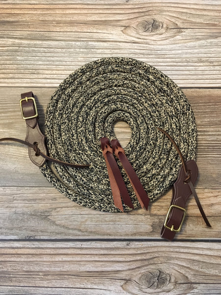 Split Reins with Quick Change Slobber Straps