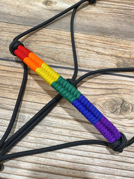 Pride Flag Rope Horse Halter