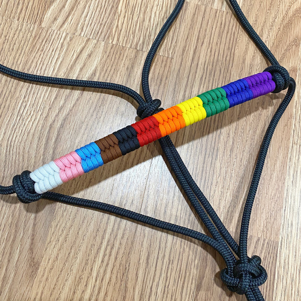 Pride Flag Rope Horse Halter