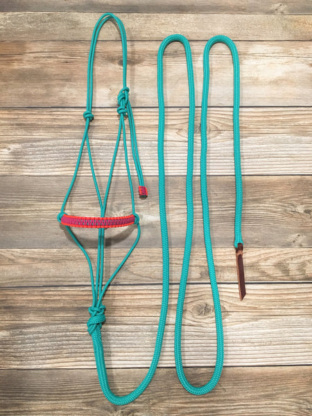 Rope Halter & 12' Lead Rope Set