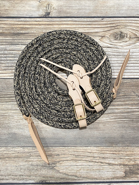 Split Reins with Quick Change Slobber Straps