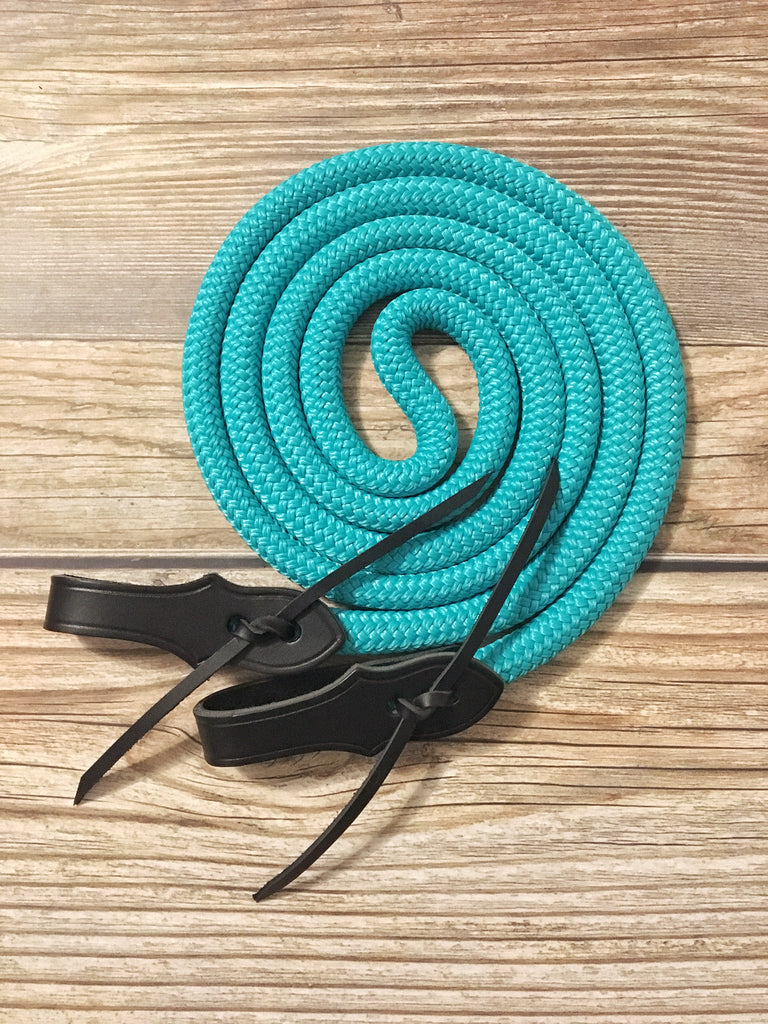 Yacht Rope Loop Reins with Plain Water Loops – Counter Canter Designs