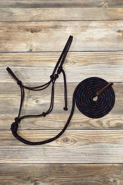 Rope Halter & 12' Lead Rope Set