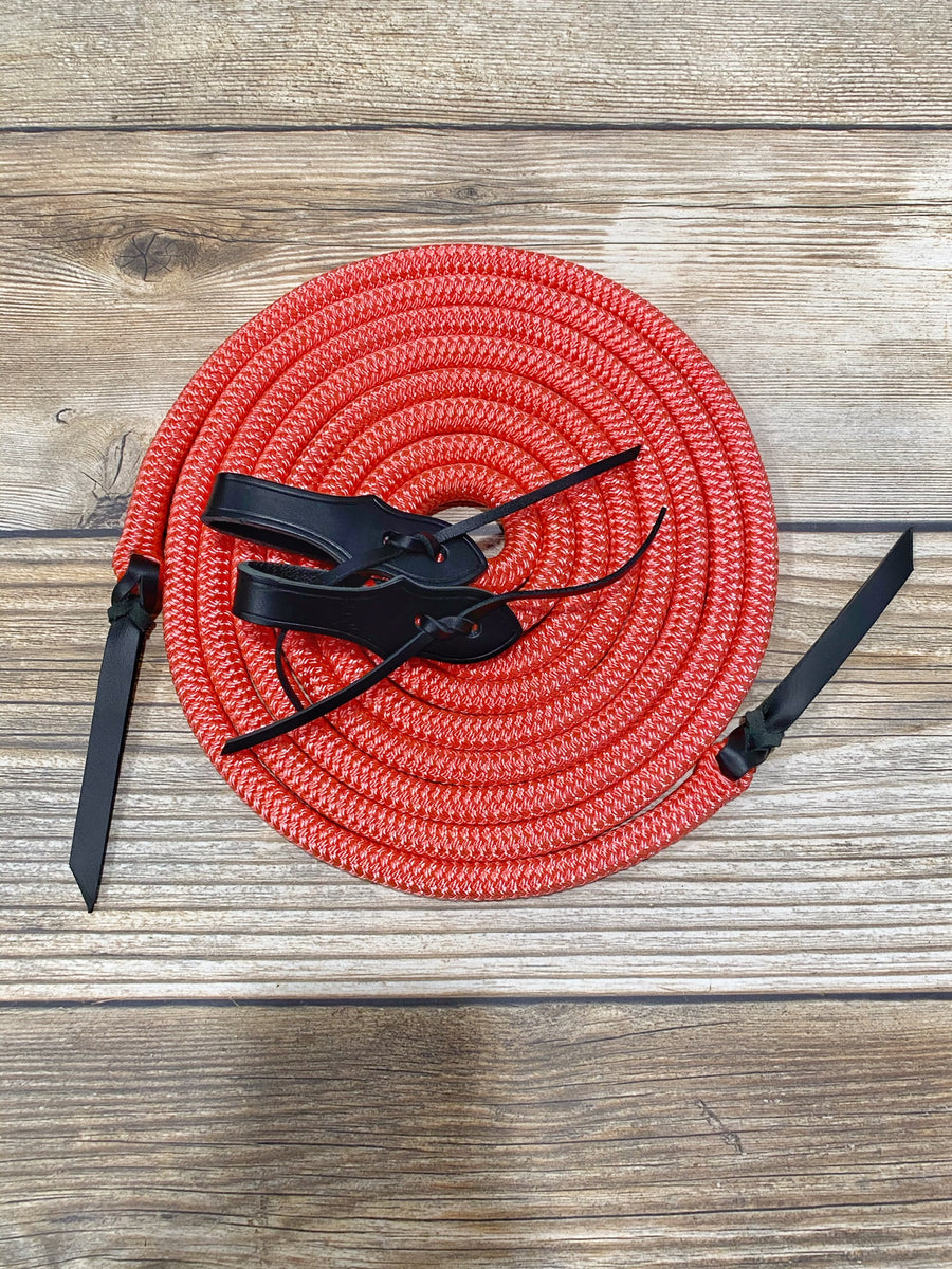 Yacht Rope Split Reins with Plain Water Loops – Counter Canter Designs