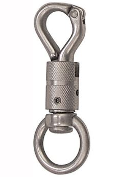 Stainless steel swivel twist snap