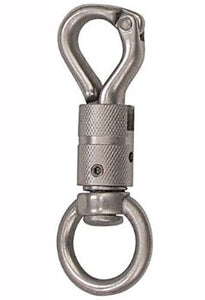 Stainless steel swivel twist snap