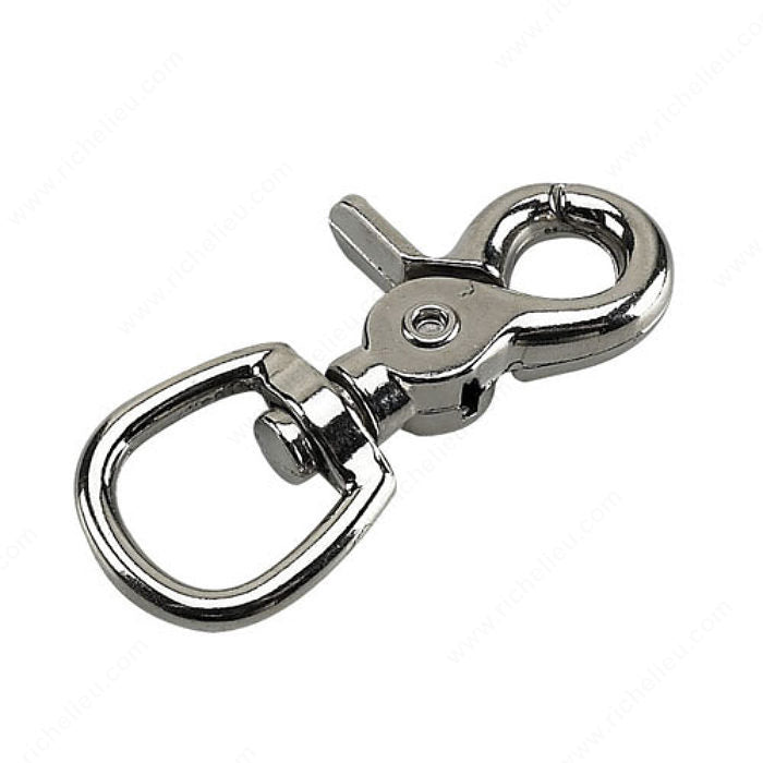 Nickel round trigger snap